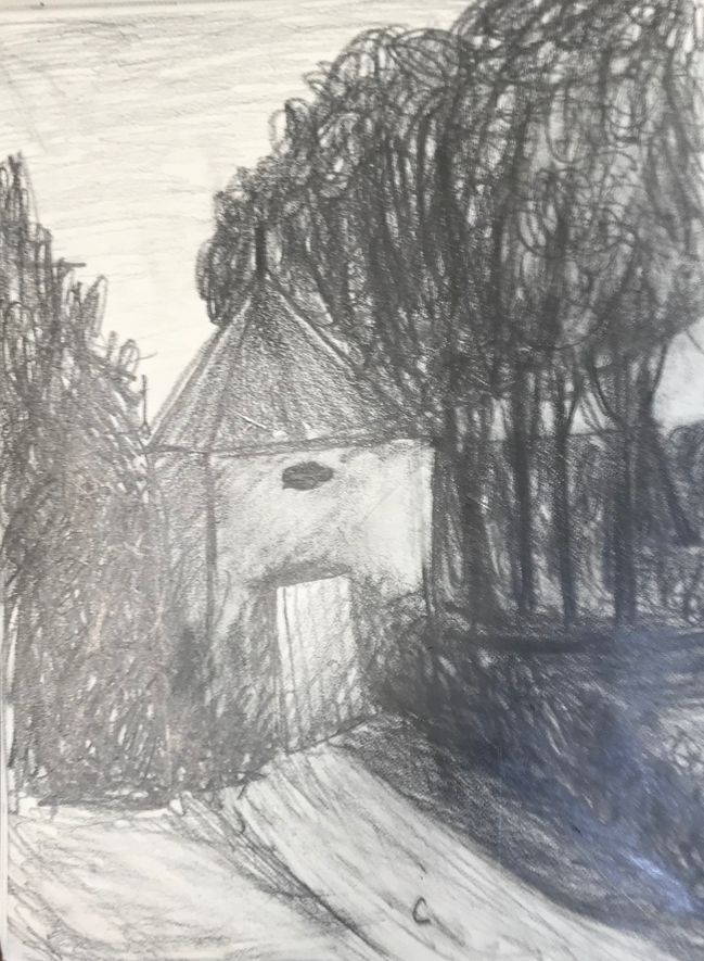 Cécile le cabanon 1 crayon 12-10-2019