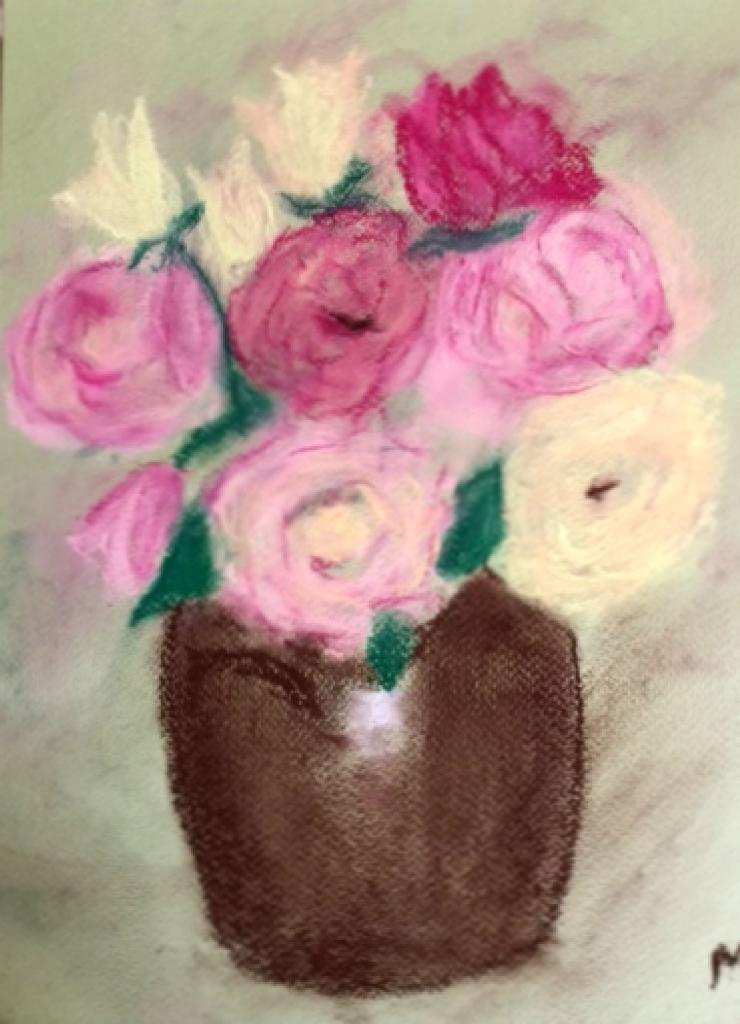 Marie-Jo Bouquet pastel sec 27-05-2017