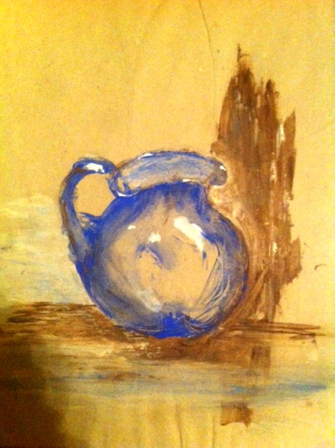 Martine vase bleu acrylique 14-12-2015