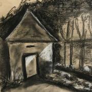 Michèle le cabanon 2 fusain et pastel 12-10-2019