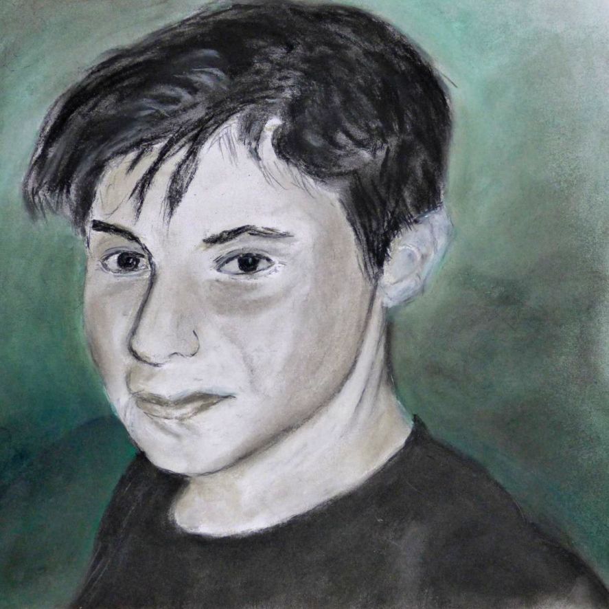 Michelle portrait jeune garçon pastel sec 20-02-2016