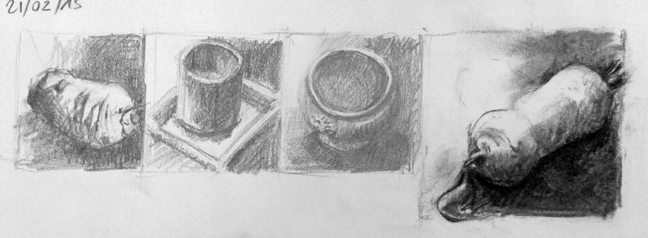 Nicole petits croquis graphite 21-02-2015