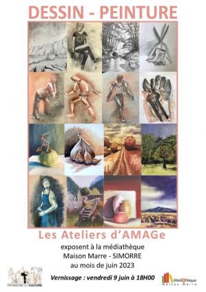Affiche expo ateliers 2023