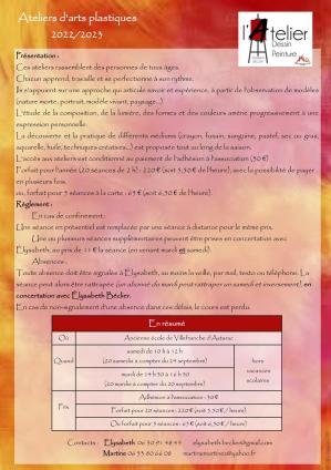 Amage ateliers 2022 2023