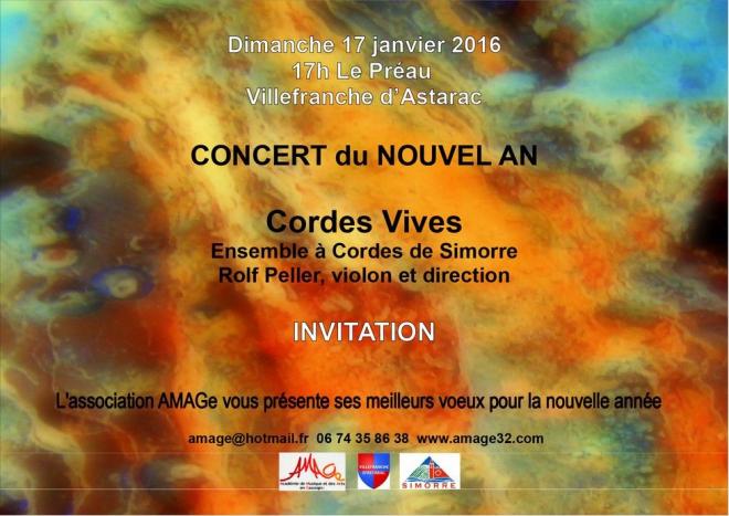 Amage invitation nouvel an 2016